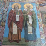 mozaïek in de kathedraal van de Opstanding