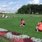 iedereen maakt geposeerde foto's