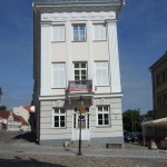 scheef huis in Tartu